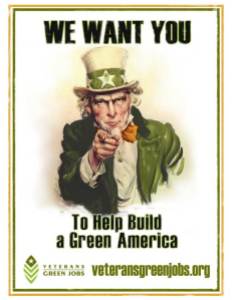 Green uncle sam